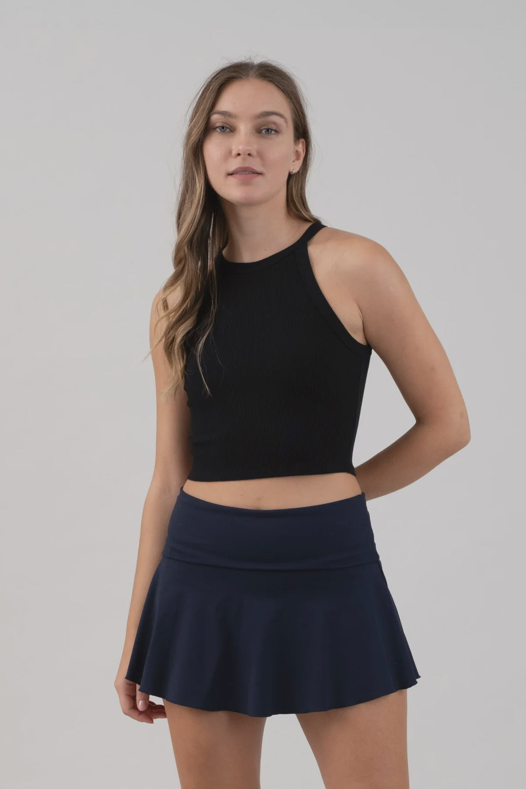 Basic Ribbed Crop