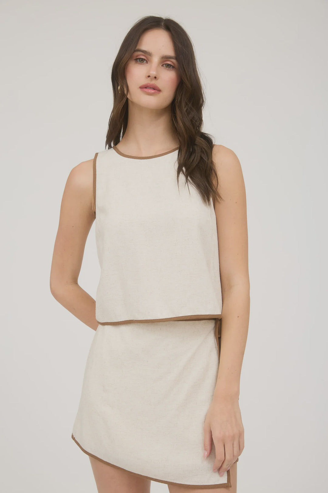 Remy Linen Crop