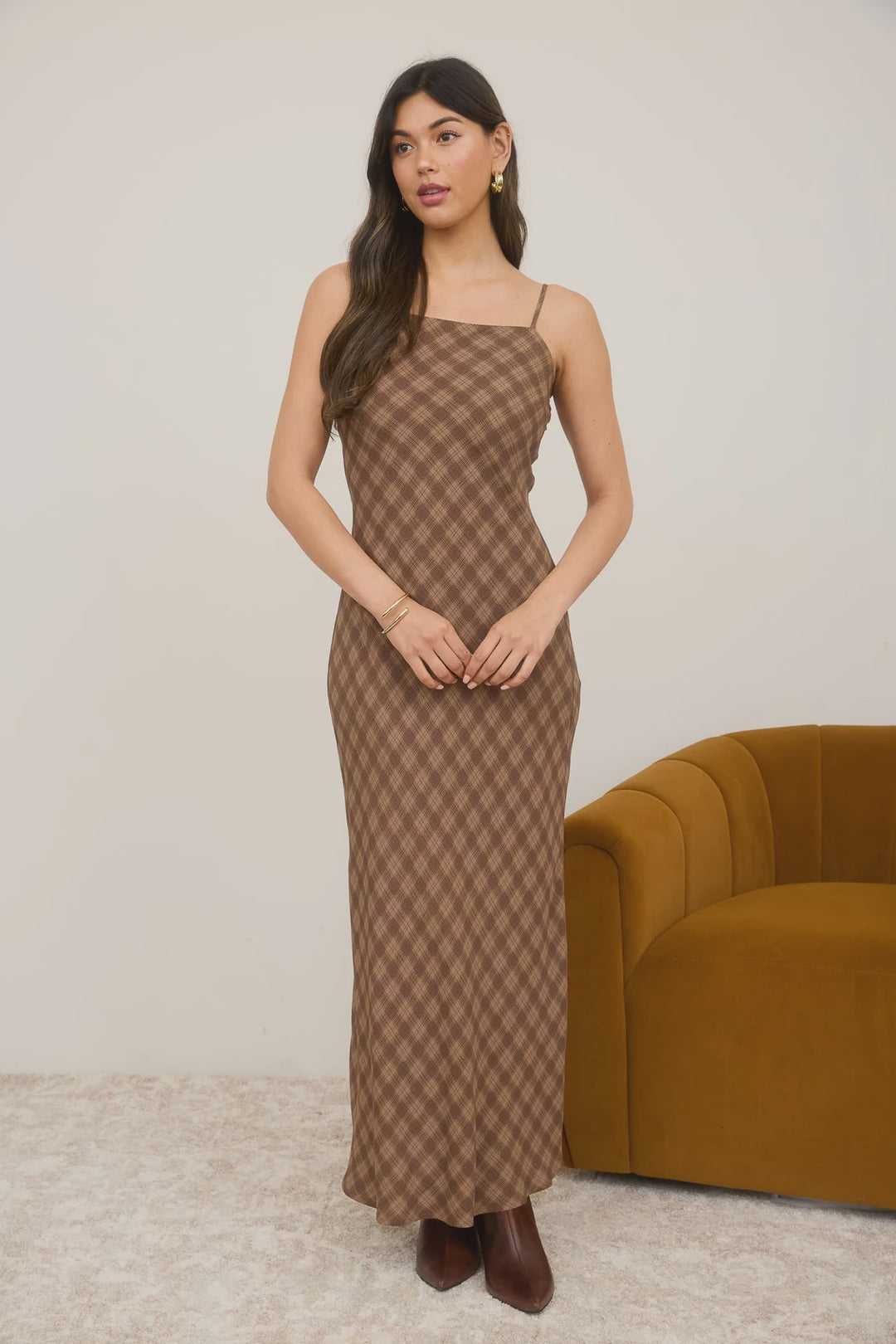 Neo Plaid Dress
