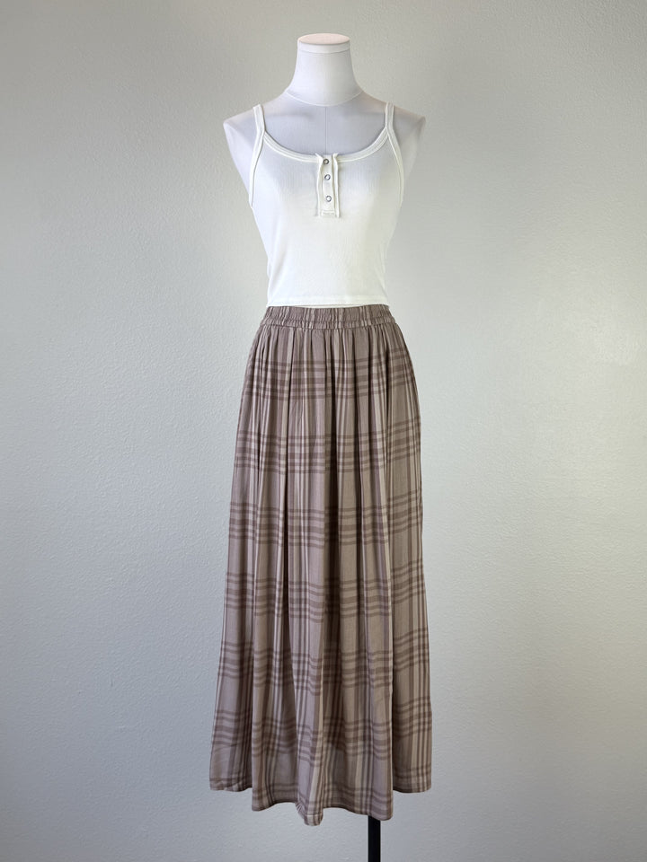 Vanna Plaid Skirt