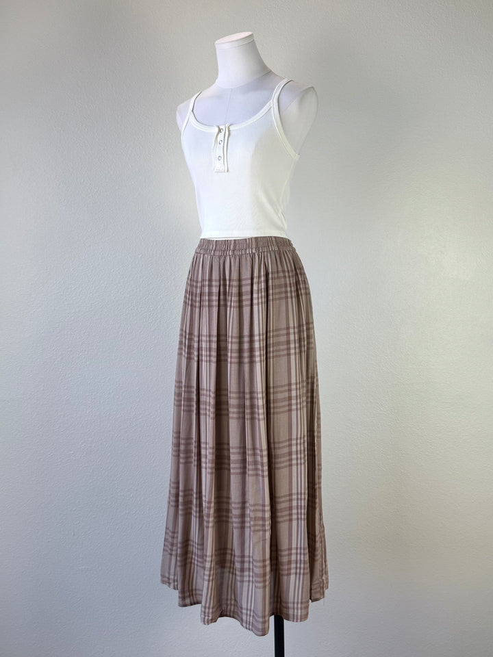 Vanna Plaid Skirt