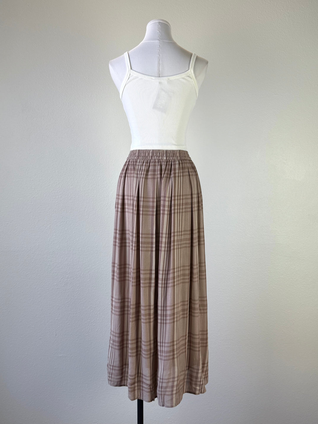 Vanna Plaid Skirt