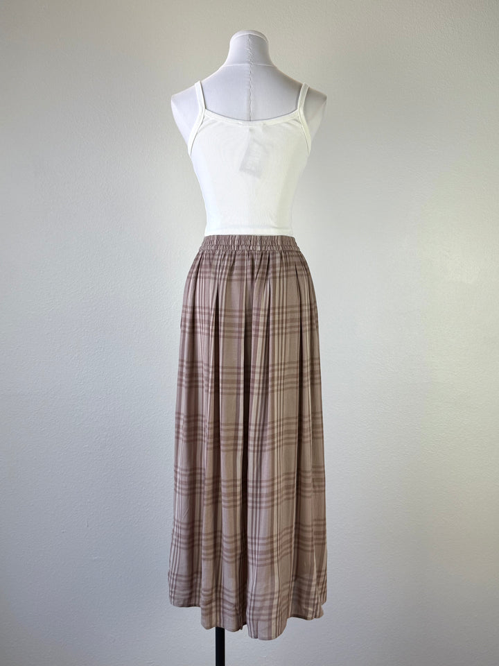 Vanna Plaid Skirt