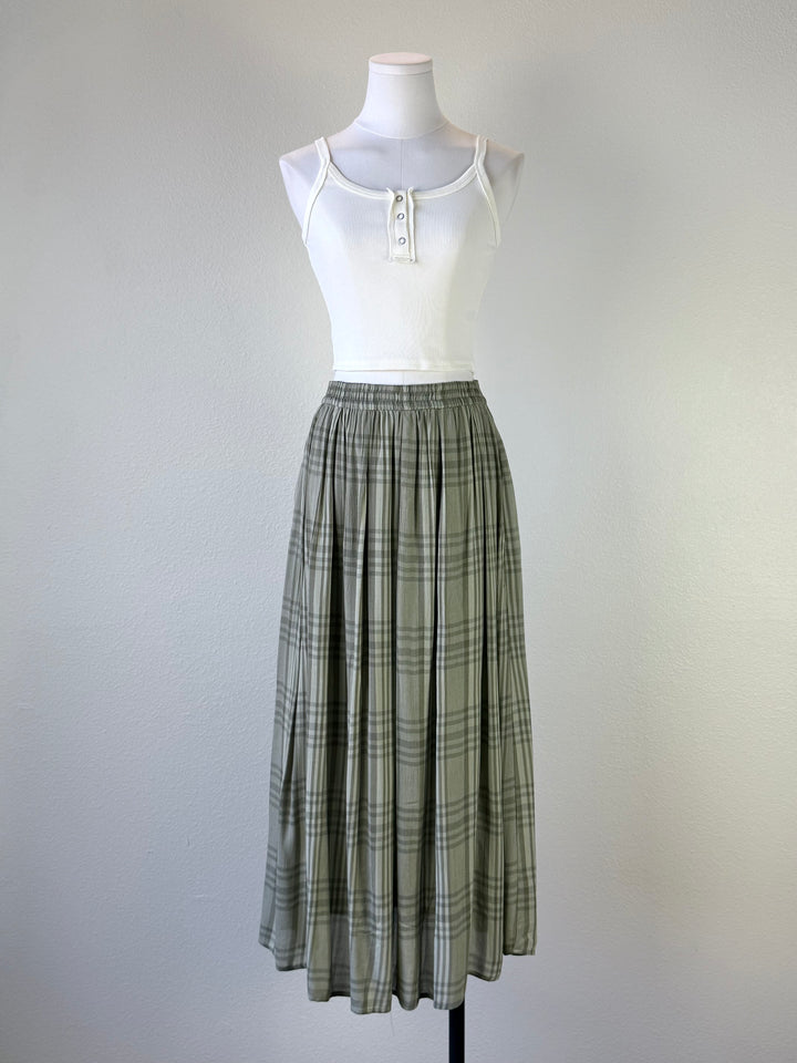 Vanna Plaid Skirt