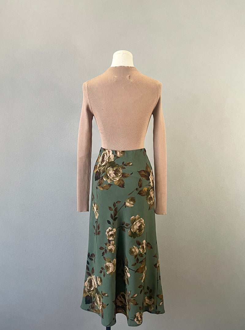 Vintage Floral Skirt