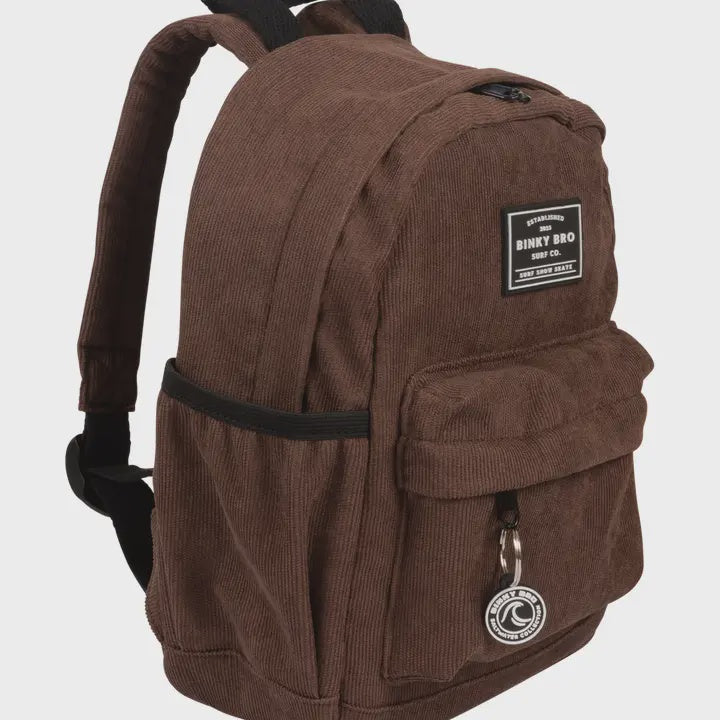 Mocha Cord Backpack