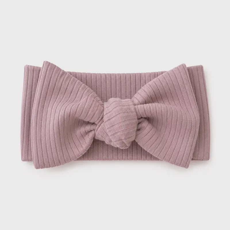Lavender Ribbed Bow