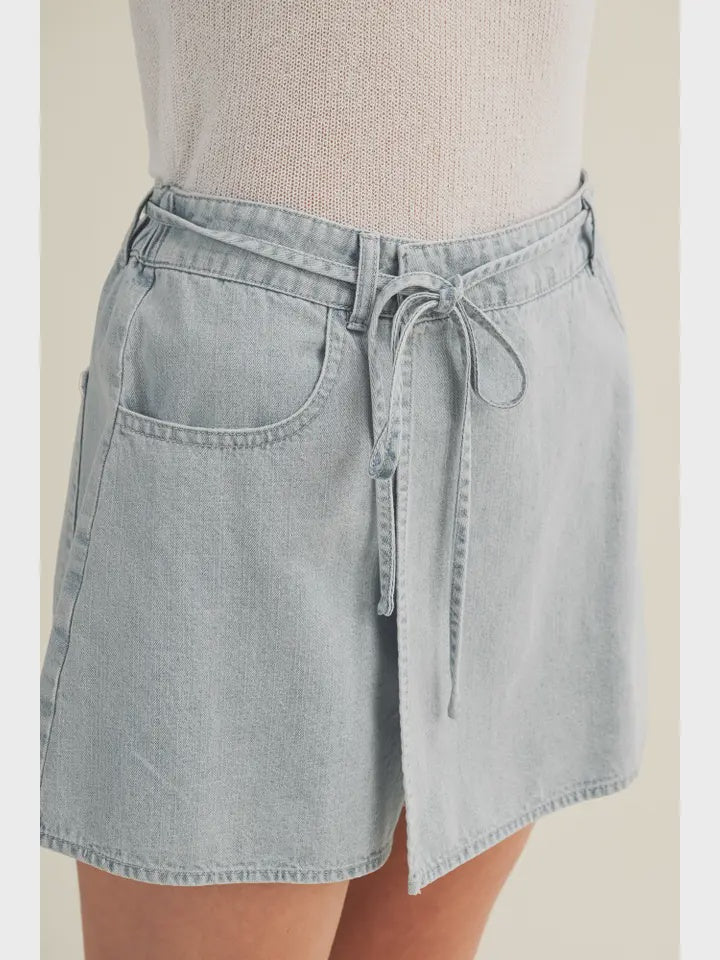 Denim Skort