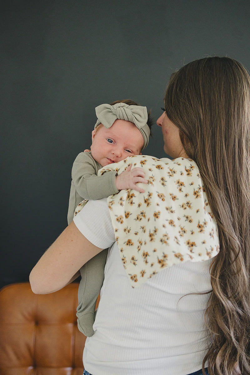 Autumn Bloom Burp Cloth