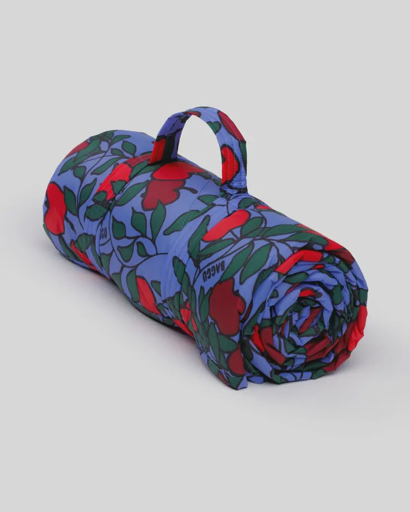 Apple Tree Puffy Picnic Blanket