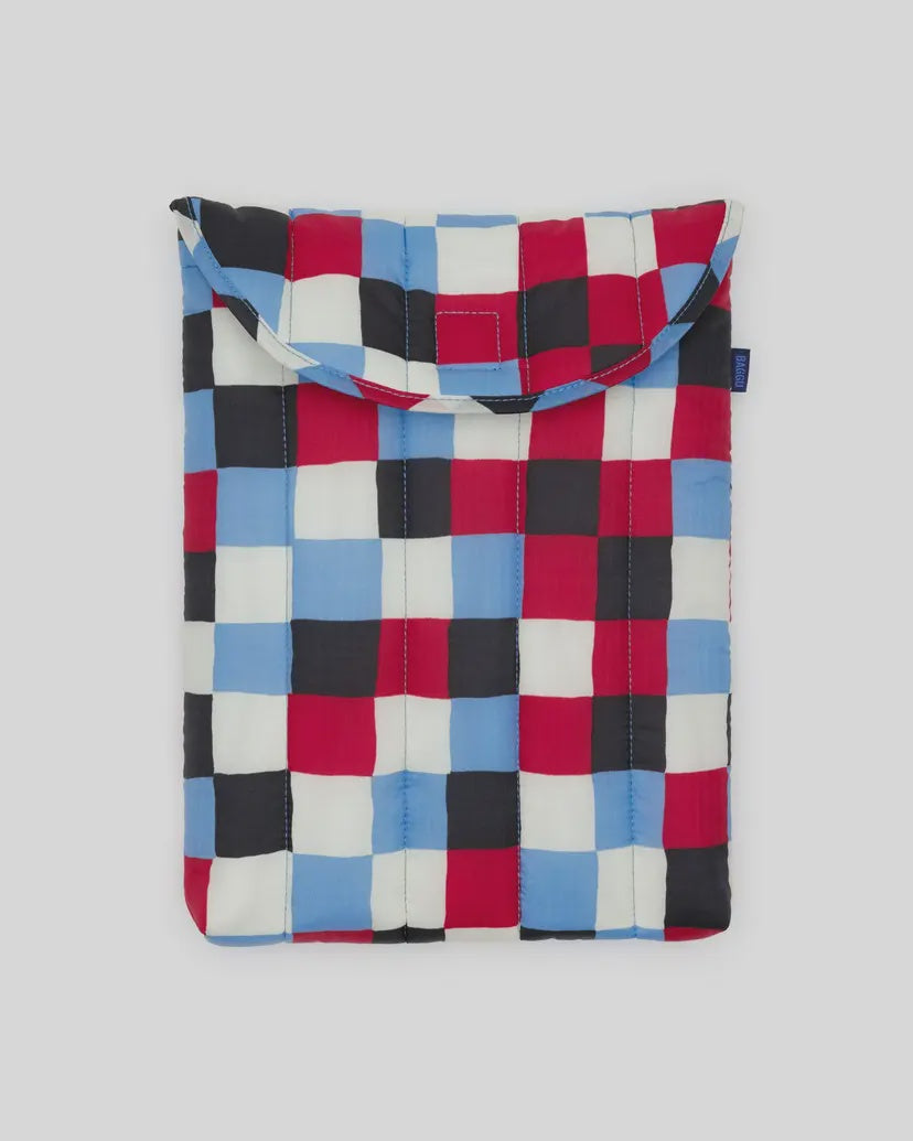 13/14" Painted Check Laptop Sleeve