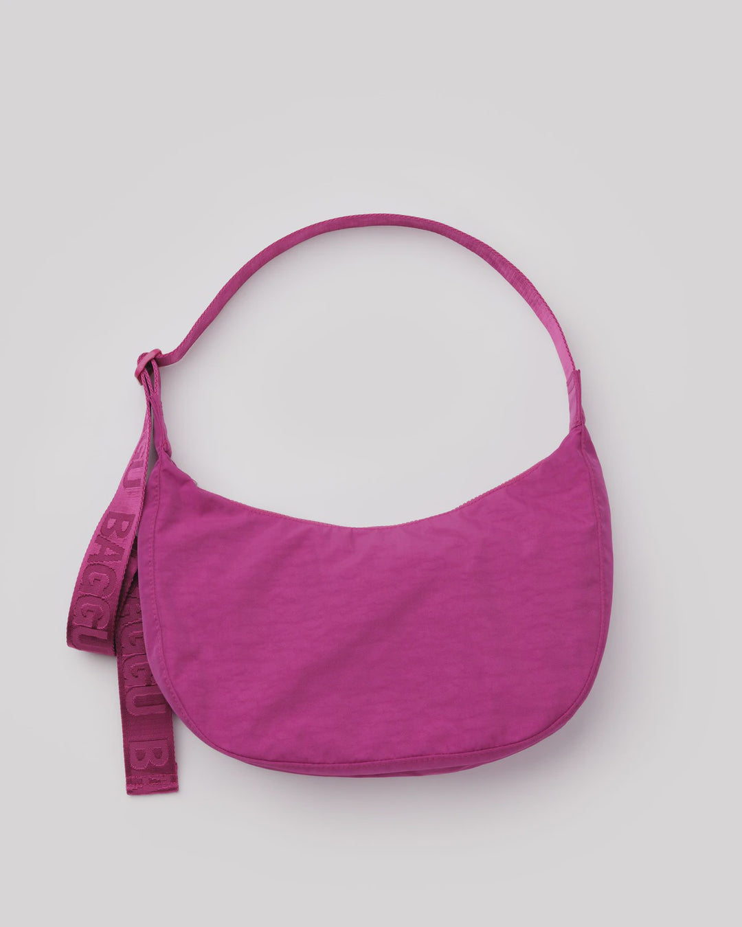 Deep Fuchsia Med Crescent Bag