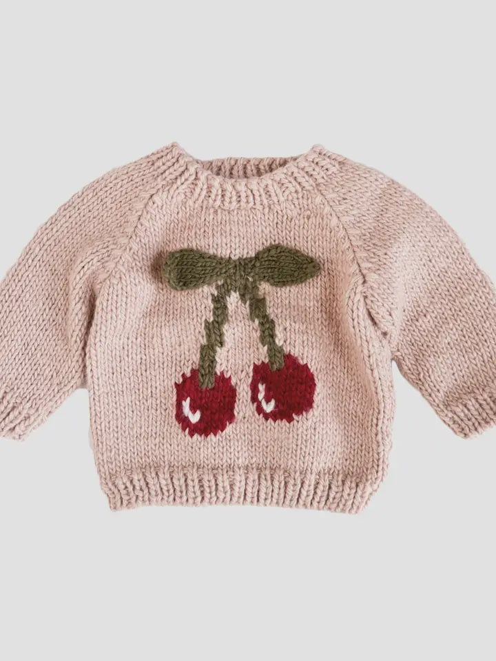 Cherry Knit Sweater