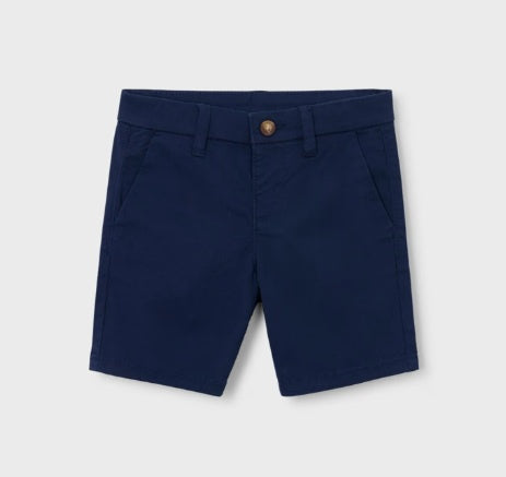 Navy Twill Boys Shorts