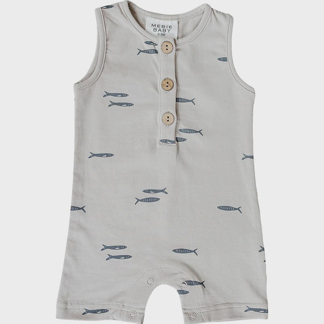 Fish Short Romper