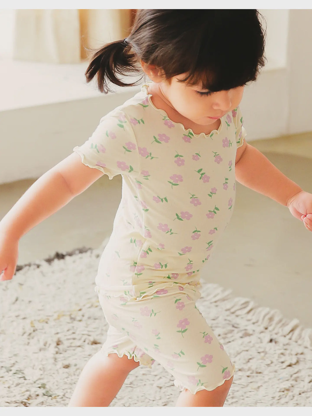 Purple Blossom PJ Set
