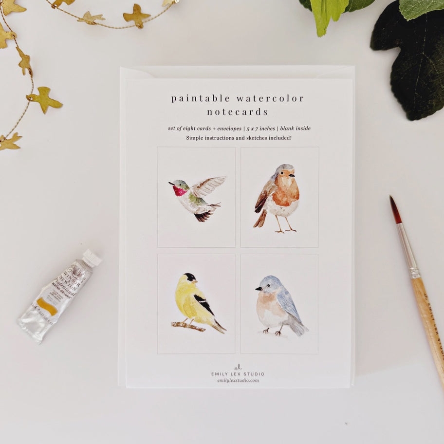 Backyard Birds Notecards Set