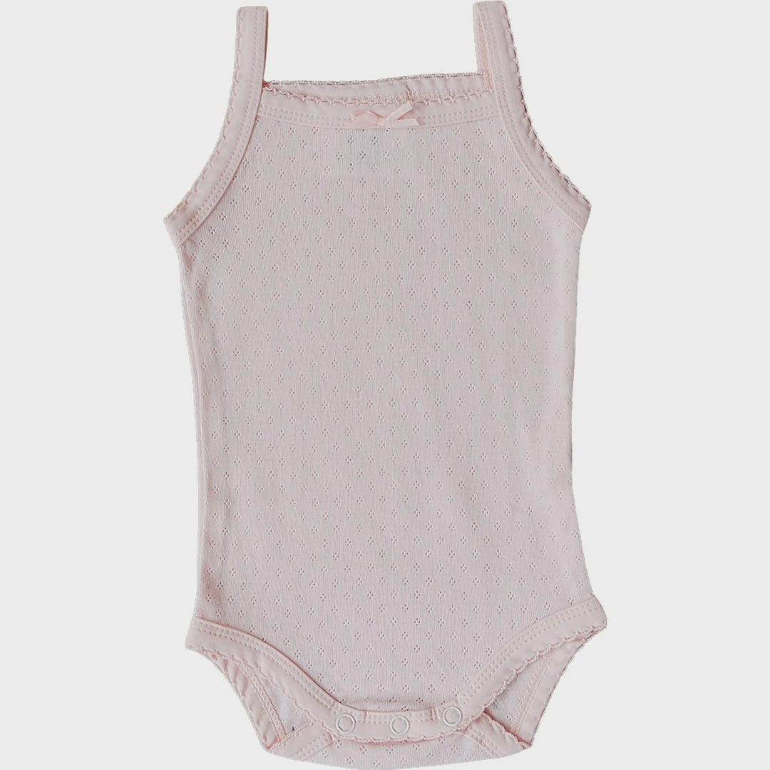 Pink Pointelle Bodysuit
