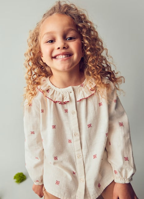 Girls Ruffle Blouse
