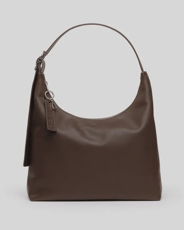 Brown Leather Shoulder Bag