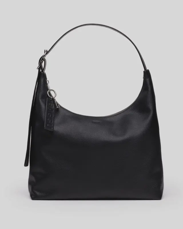 Black Leather Shoulder Bag