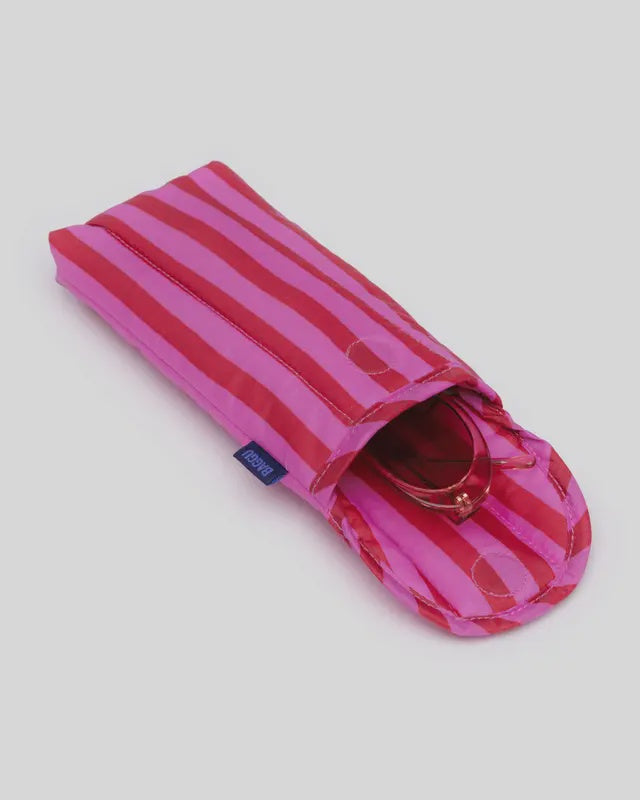 Pink Stripe Glasses Sleeve