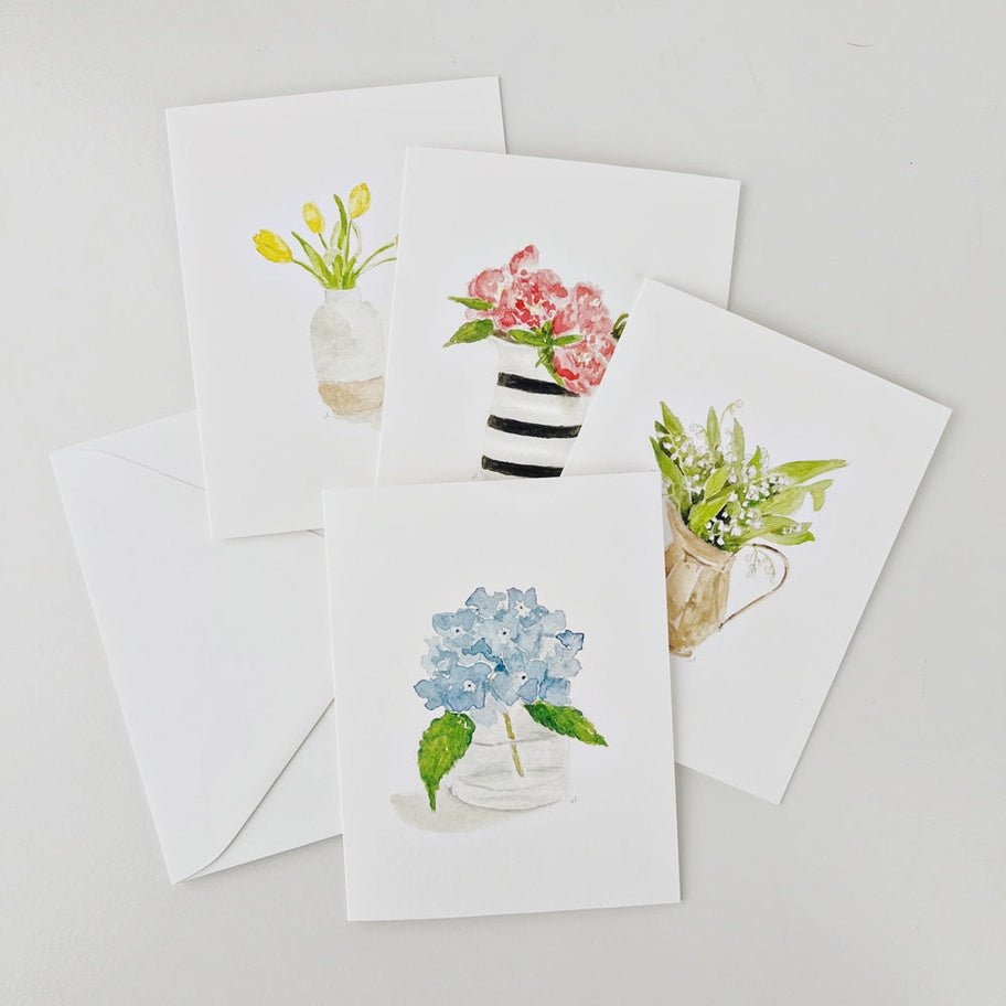 Flower Notecards Set