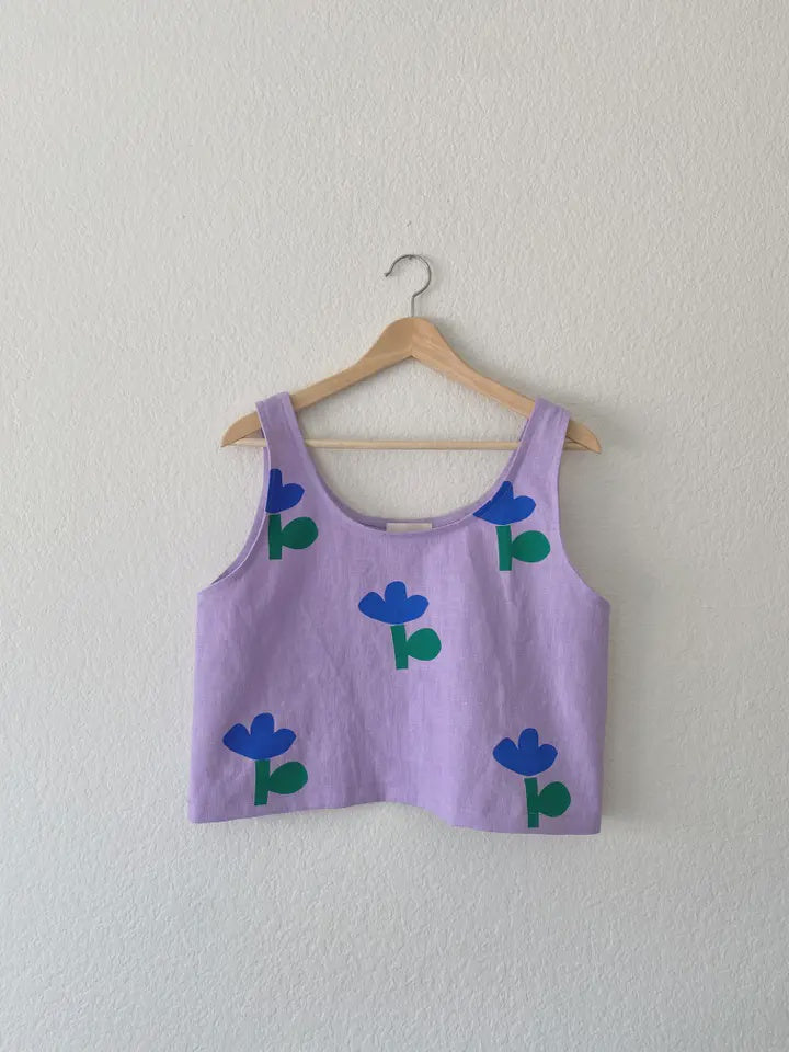 Lilac Crop Tank