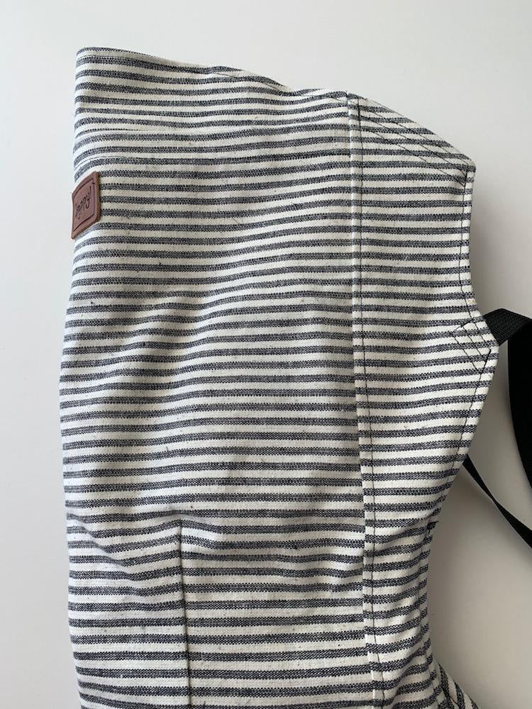 Charcoal Stripe Toddler Carrier