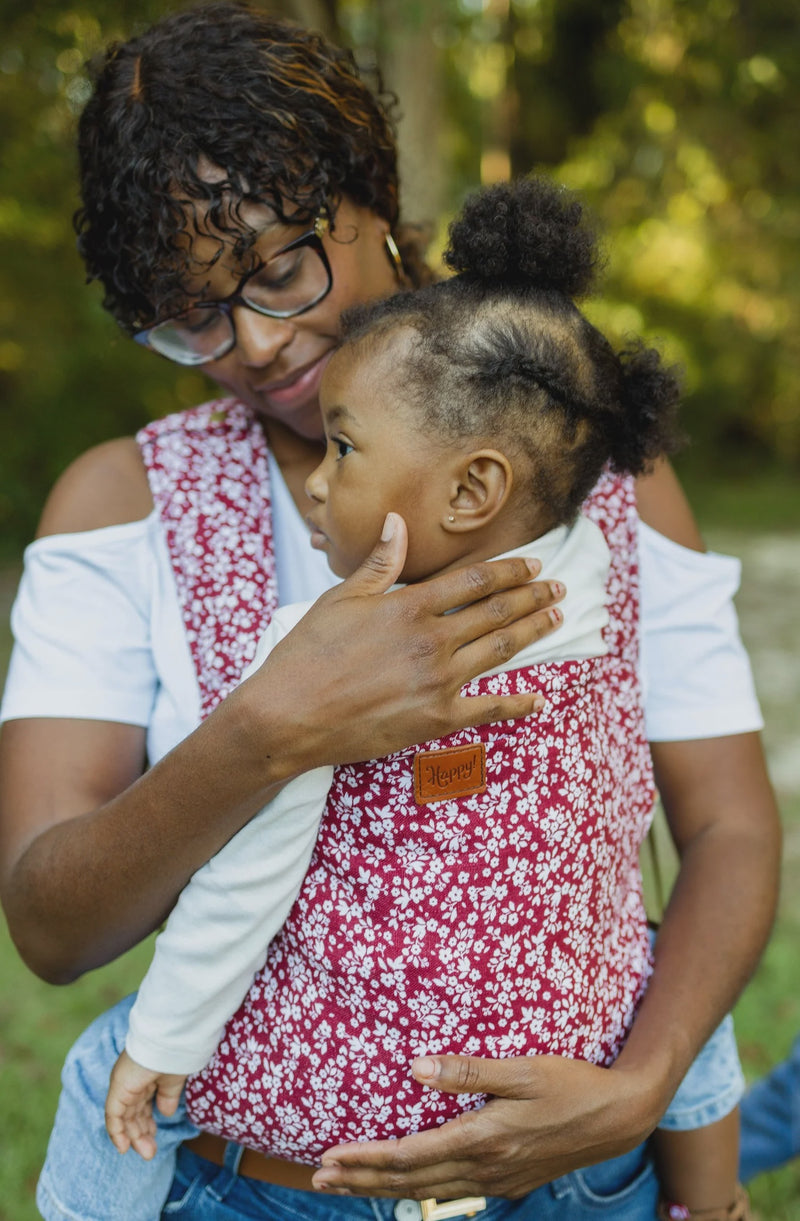 Merlot w. Tan Toddler Happy Carrier