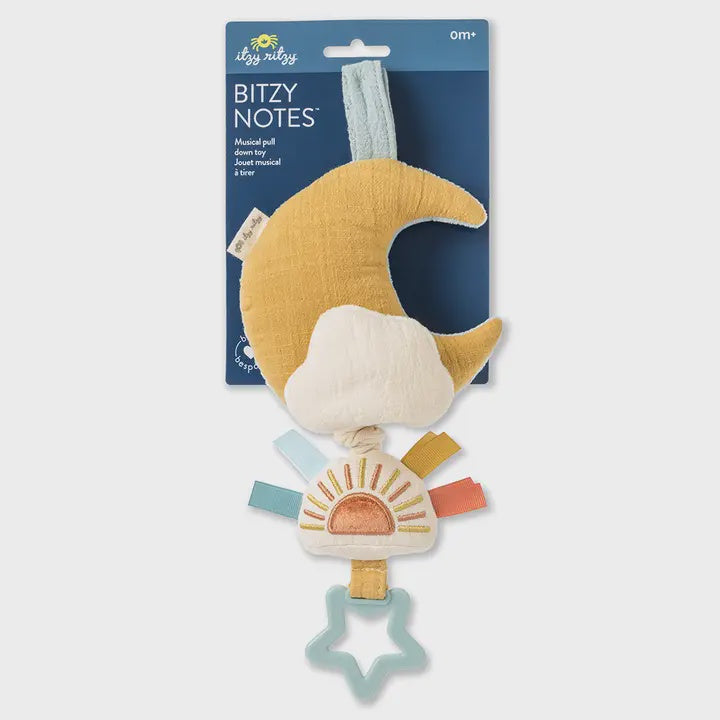 Bitzy Notes Musical Pull-Down Toy Sun