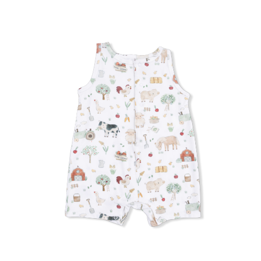 Farm Animals Shortie Romper