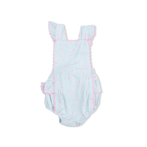 Cherry Stripe Sunsuit
