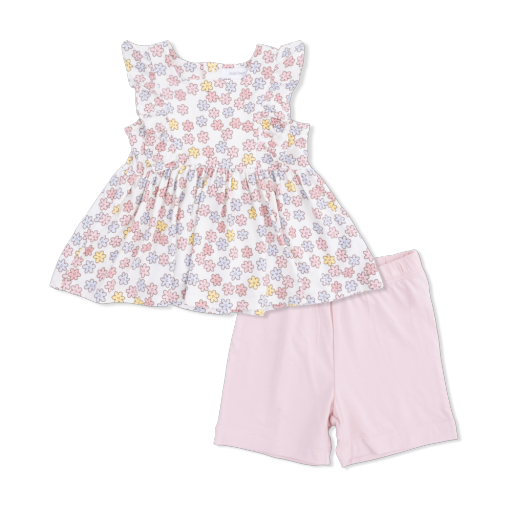 Sarah Floral Tank and Bike Short