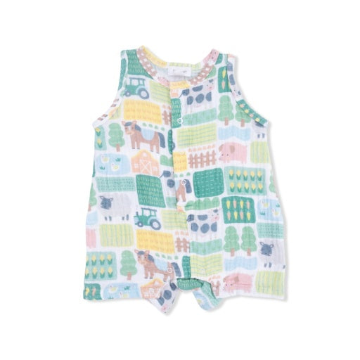 Patchwork Farm Romper