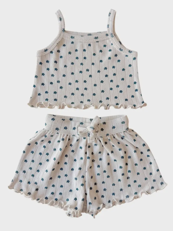 Blue Flower Summer Set