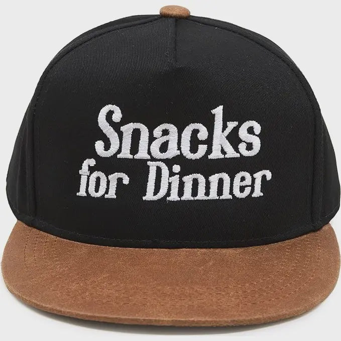 Snacks Hat Faux Suede