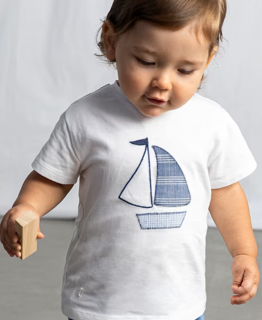 Sailboat Patchwork Tee