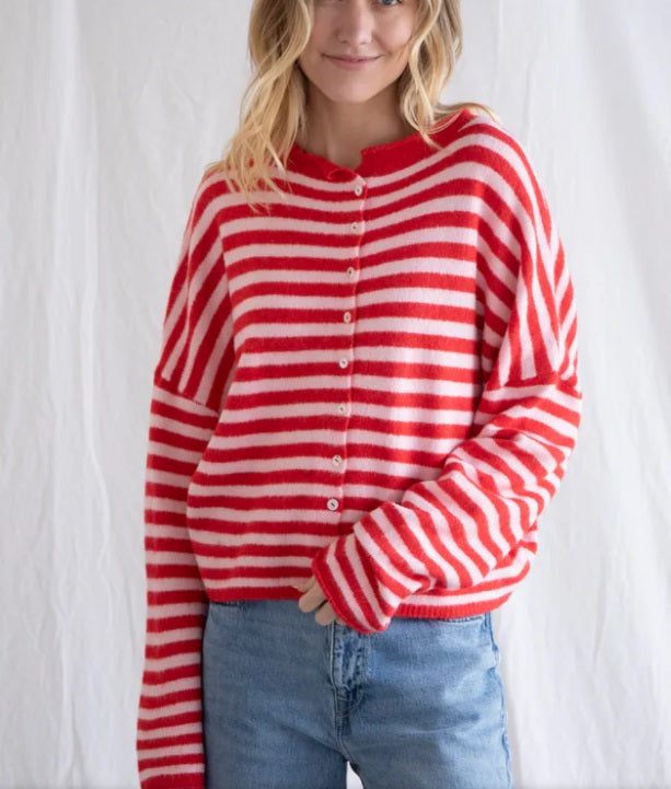 Striped Avalon Cardigan