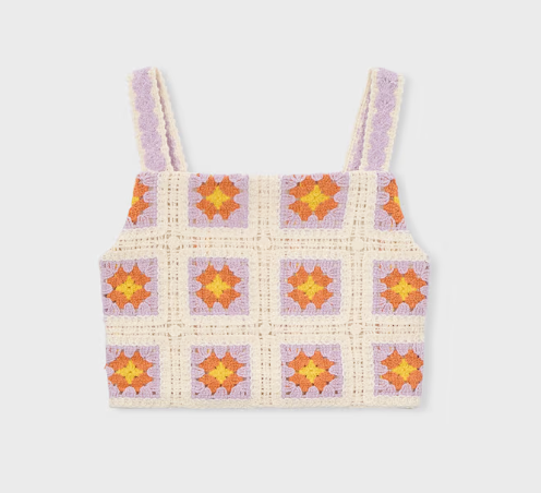 Flowers Crochet Top