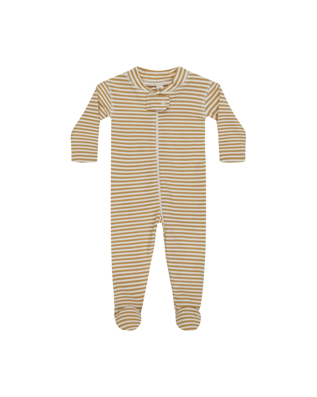 Honey Stripe Organic Footie