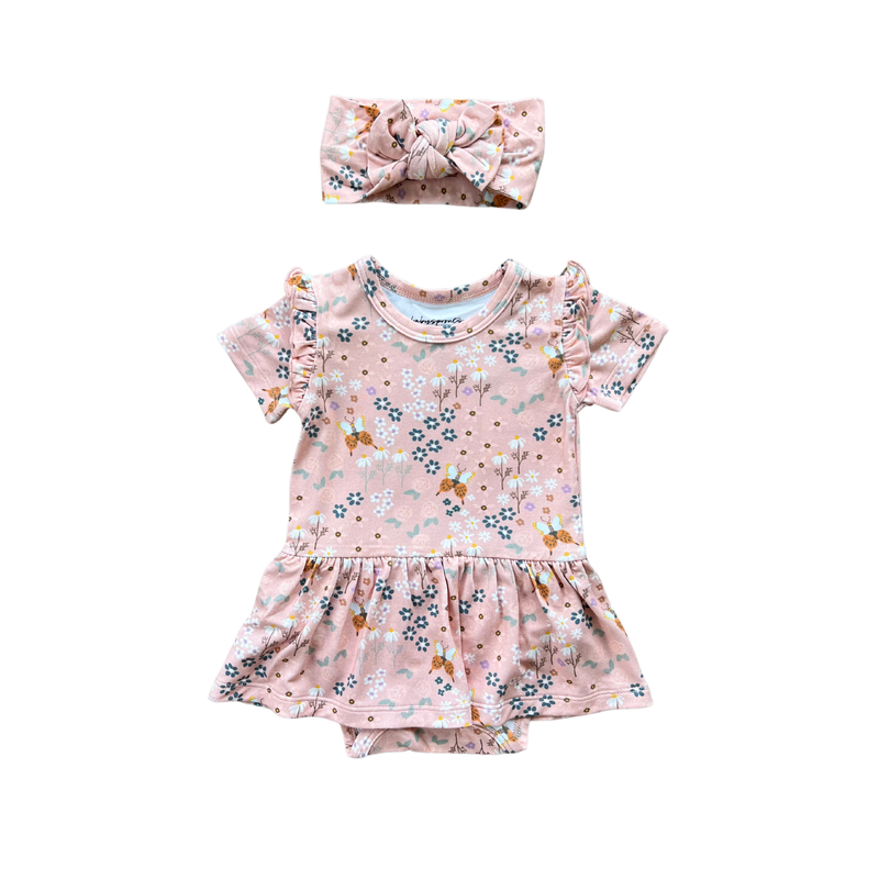 Butterfly Garden Dress Bodysuit