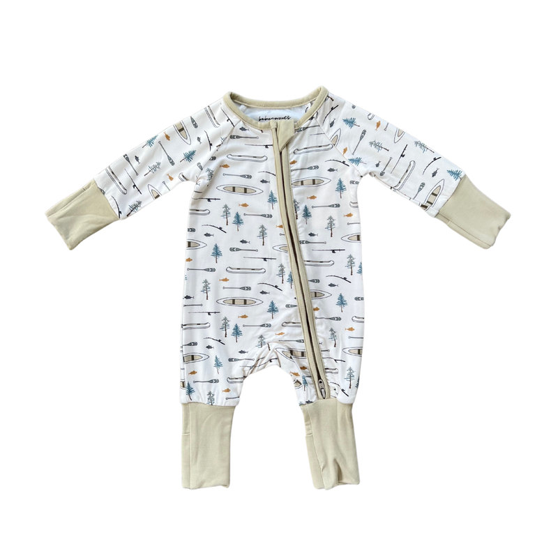 Canoes Zip Romper