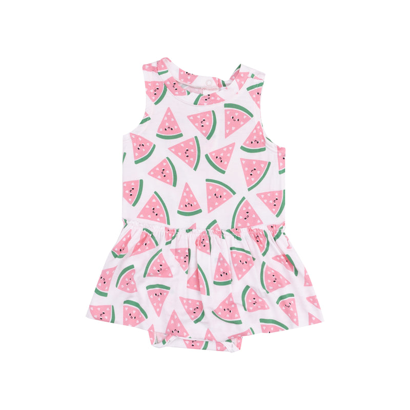 Watermelon Skirted Bodysuit