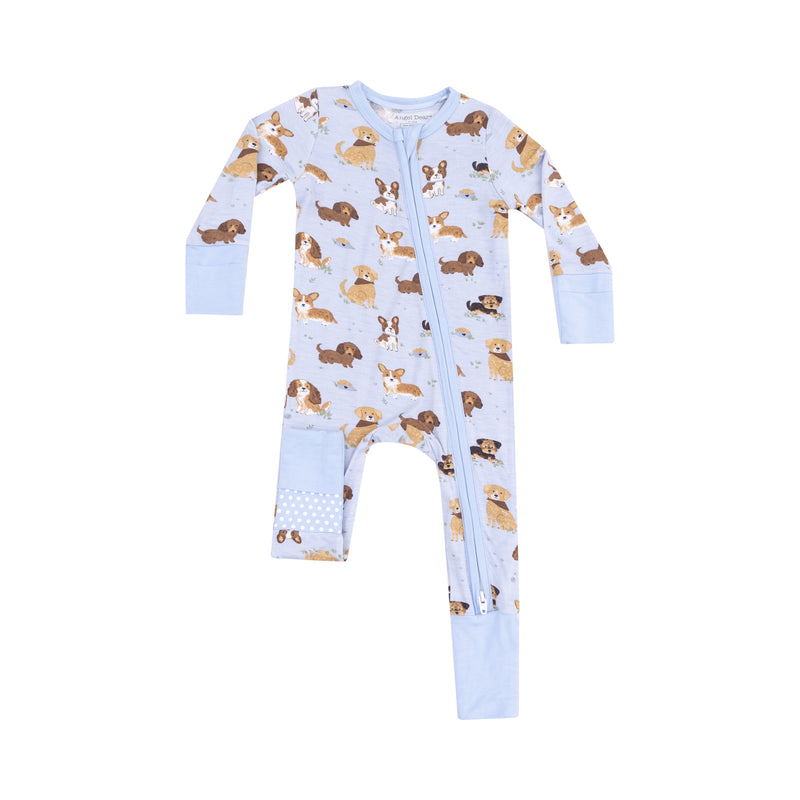 Dogs 2 Way Zip Romper