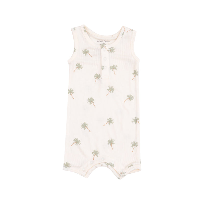 Palm Trees Shortie Romper