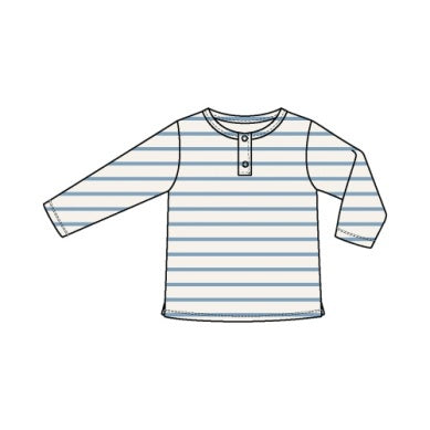 Stripe Glacier Lake - L/s Henley