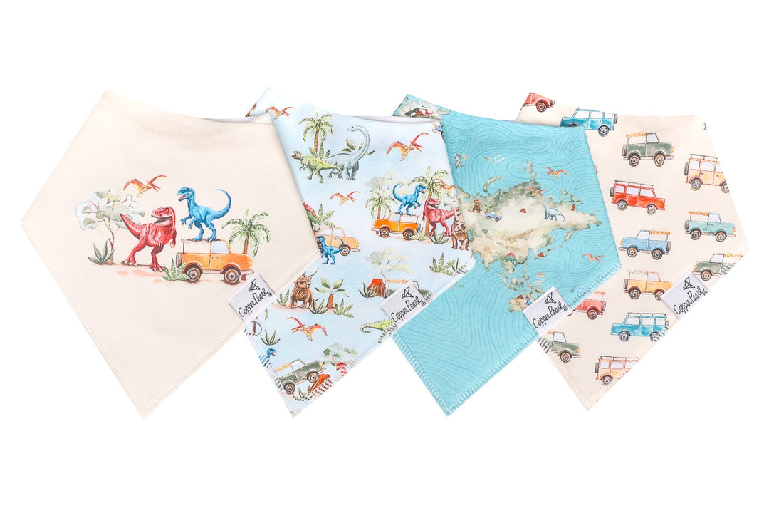 Dino Explorer Bandana Bibs