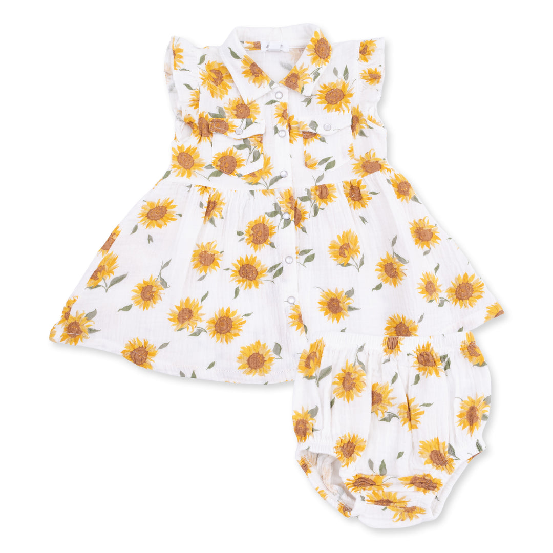 Western Sunflowers Dress