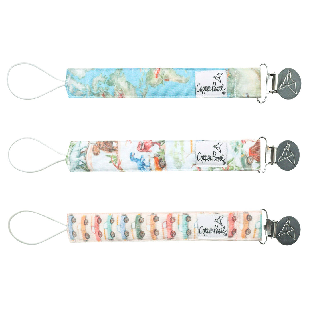 Dino Explorer Paci Clip Set